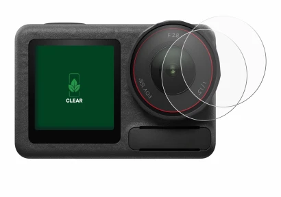 Immagine del dispositivo DJI Osmo Action 5 Pro (Lente) con un'ampia varietà di protezioni per lo schermo.