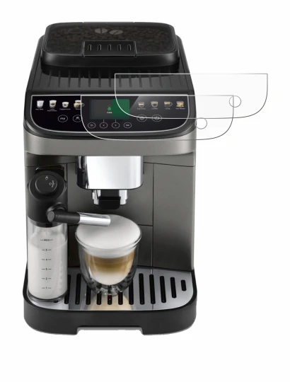 Immagine del dispositivo DeLonghi Magnifica Evo Next con un'ampia varietà di protezioni per lo schermo.