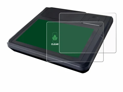 Immagine del dispositivo Techfive ECR 100 con un'ampia varietà di protezioni per lo schermo.