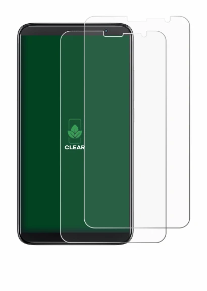 Immagine del dispositivo TCL 403 con un'ampia varietà di protezioni per lo schermo.