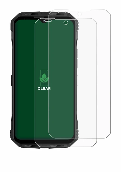 Immagine del dispositivo Doogee V Max Plus con un'ampia varietà di protezioni per lo schermo.
