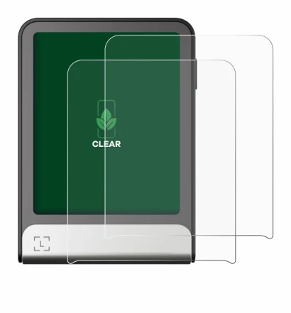 Immagine del dispositivo Ledger Flex con un'ampia varietà di protezioni per lo schermo.
