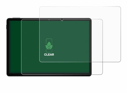 Immagine del dispositivo Doogee U11 con un'ampia varietà di protezioni per lo schermo.