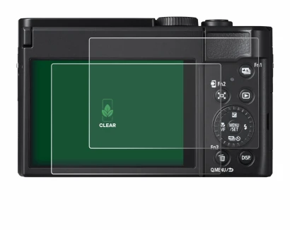 Immagine del dispositivo Panasonic Lumix DC-TZ99 con un'ampia varietà di protezioni per lo schermo.