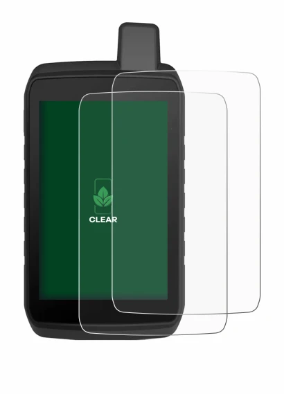 Immagine del dispositivo Garmin Montana 710 con un'ampia varietà di protezioni per lo schermo.