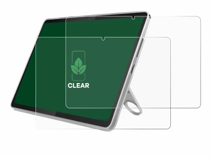 Immagine del dispositivo Lenovo Tab 10.1" con un'ampia varietà di protezioni per lo schermo.