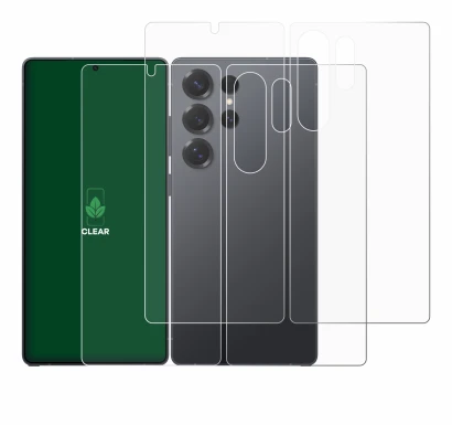 Immagine del dispositivo Samsung Galaxy S25 Ultra Enterprise Edition (Fronte+Retro) con un'ampia varietà di protezioni per lo 