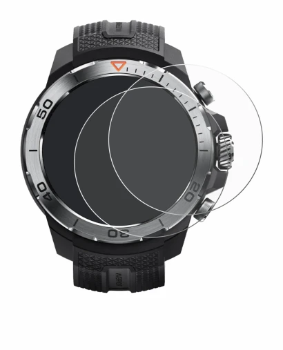 Immagine del dispositivo Xiaomi Mibro GS Explorer con un'ampia varietà di protezioni per lo schermo.