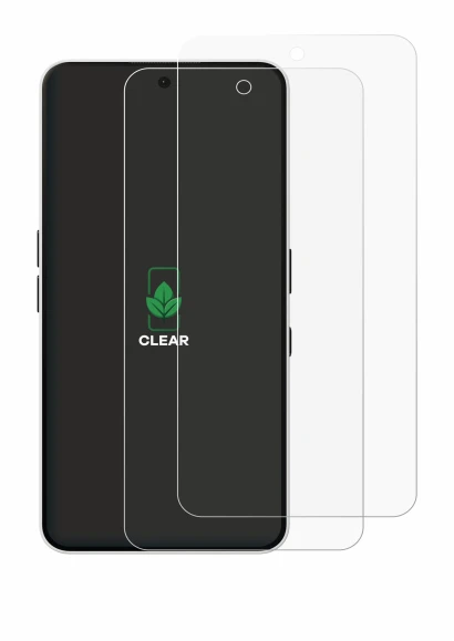 Immagine del dispositivo Nothing Phone (3a) con un'ampia varietà di protezioni per lo schermo.