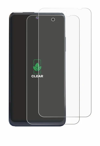 Immagine del dispositivo Thuraya One con un'ampia varietà di protezioni per lo schermo.