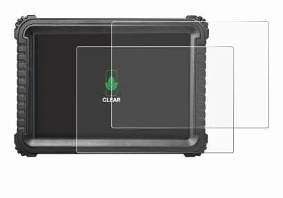 Immagine del dispositivo iCarsoft CR Ultra con un'ampia varietà di protezioni per lo schermo.