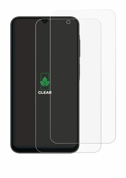 Immagine del dispositivo Samsung Galaxy A26 5G con un'ampia varietà di protezioni per lo schermo.