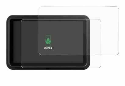 Immagine del dispositivo Atomos Shinobi Go con un'ampia varietà di protezioni per lo schermo.