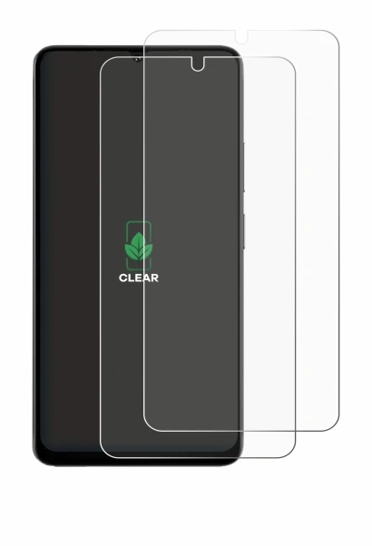 Immagine del dispositivo Doogee Note 59 Pro con un'ampia varietà di protezioni per lo schermo.