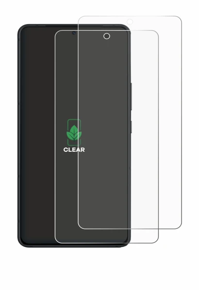 Immagine del dispositivo ASUS ROG Phone 9 Pro Edition con un'ampia varietà di protezioni per lo schermo.