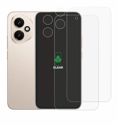 Immagine del dispositivo Honor 400 (Fronte+Fotocamera) con un'ampia varietà di protezioni per lo schermo.