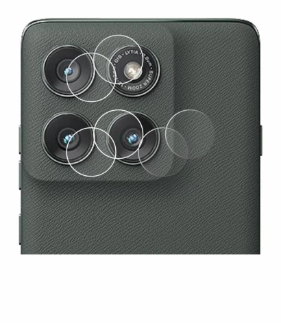 Immagine del dispositivo Motorola Edge (2025) (SOLO Fotocamera) con un'ampia varietà di protezioni per lo schermo.