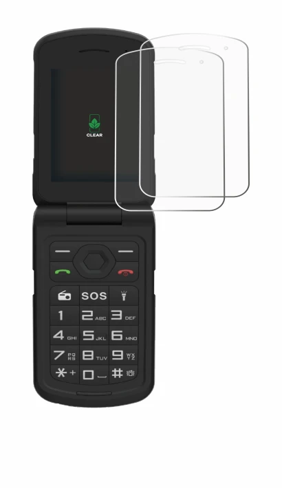 Immagine del dispositivo AGM M10 con un'ampia varietà di protezioni per lo schermo.