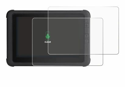 Immagine del dispositivo Webfleet PRO 8475 con un'ampia varietà di protezioni per lo schermo.