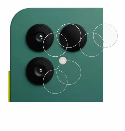 Immagine del dispositivo Fairphone 6 (SOLO Camera) con un'ampia varietà di protezioni per lo schermo.