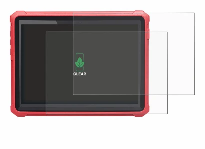 Immagine del dispositivo Launch X-431 Pro3 V+ Elite con un'ampia varietà di protezioni per lo schermo.