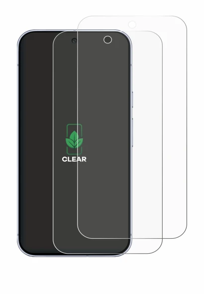 Immagine del dispositivo Google Pixel 10 Pro XL con un'ampia varietà di protezioni per lo schermo.