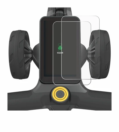 Immagine del dispositivo PowaKaddy CT12 GPS con un'ampia varietà di protezioni per lo schermo.