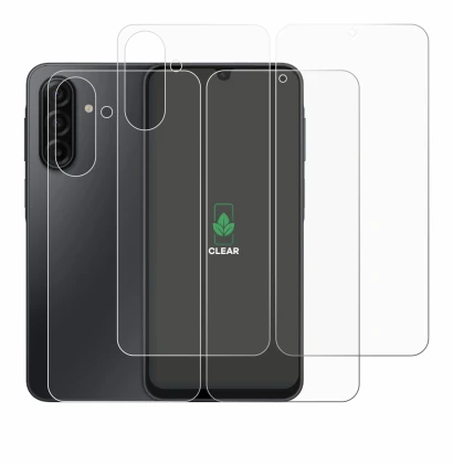 Immagine del dispositivo Samsung Galaxy A17 5G (Fronte+Retro) con un'ampia varietà di protezioni per lo schermo.