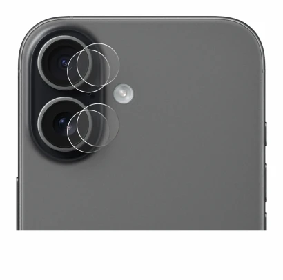 Immagine del dispositivo Apple iPhone 17 (SOLO Fotocamera) con un'ampia varietà di protezioni per lo schermo.