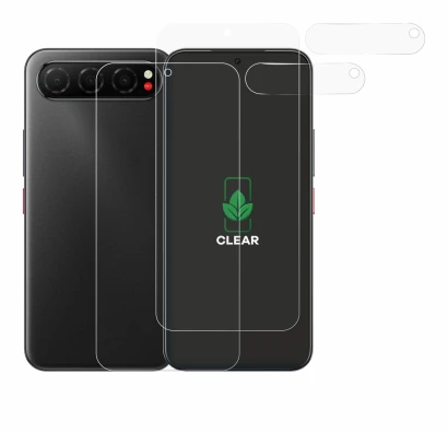 Immagine del dispositivo Nubia Air (Fronte+Fotocamera) con un'ampia varietà di protezioni per lo schermo.