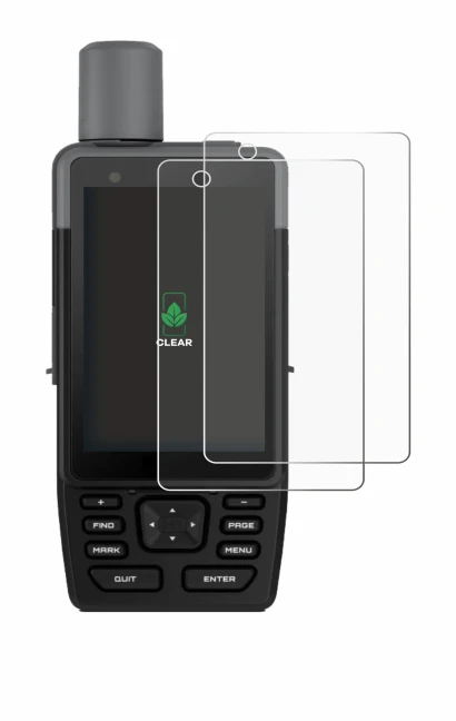 Immagine del dispositivo Garmin GPSMAP H1 con un'ampia varietà di protezioni per lo schermo.