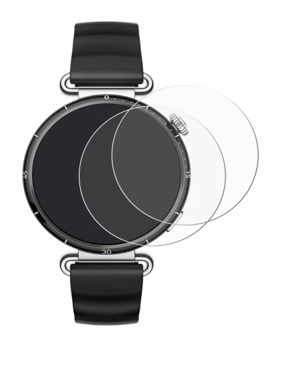 Immagine del dispositivo Huawei Watch GT 6 (41 mm) con un'ampia varietà di protezioni per lo schermo.