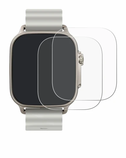 Immagine del dispositivo realme Watch 5 con un'ampia varietà di protezioni per lo schermo.