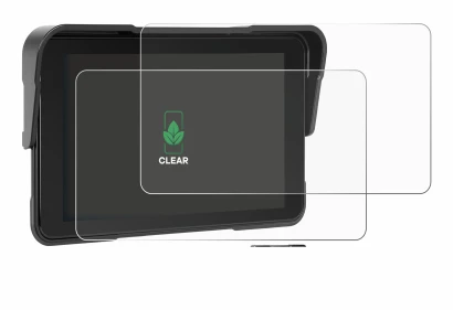 Immagine del dispositivo Sixwin P2 5" con un'ampia varietà di protezioni per lo schermo.