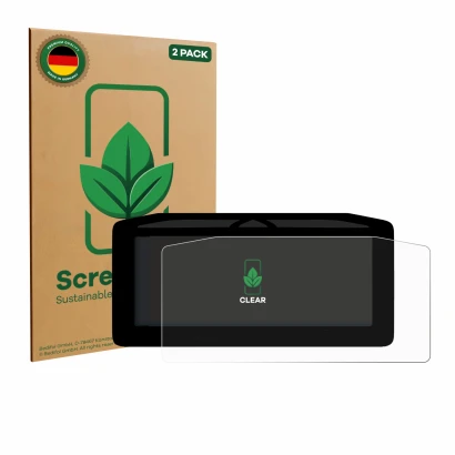 Parte frontale di una confezione del prodotto con il logo del marchio ScreenLeaf. Accanto è raffigurato il dispositivo Ducati 