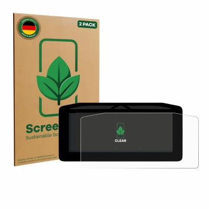 Parte frontale di una confezione del prodotto con il logo del marchio ScreenLeaf. Accanto è raffigurato il dispositivo Ducati 