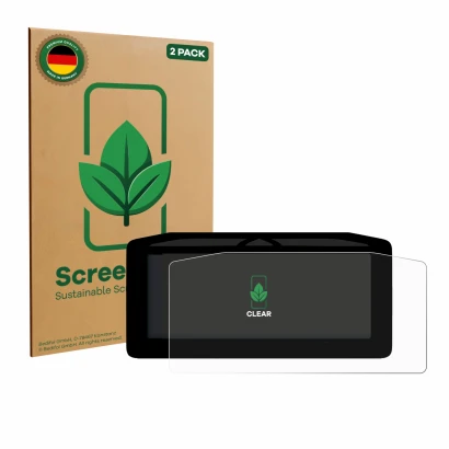 Parte frontale di una confezione del prodotto con il logo del marchio ScreenLeaf. Accanto è raffigurato il dispositivo Ducati 