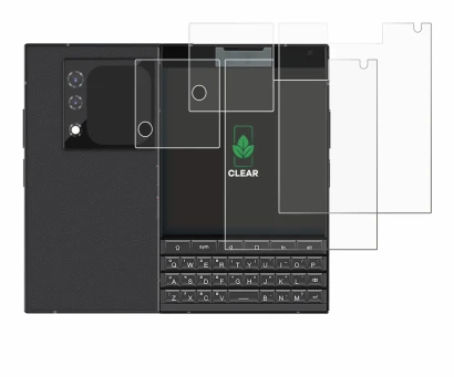 Immagine del dispositivo Unihertz Titan 2 (Fronte+Fotocamera) con un'ampia varietà di protezioni per lo schermo.
