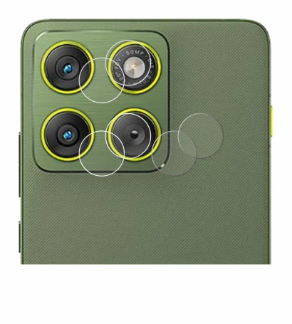 Immagine del dispositivo Motorola Edge 70 (SOLO Fotocamera) con un'ampia varietà di protezioni per lo schermo.