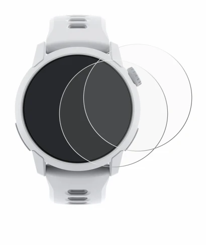 Immagine del dispositivo Coros Pace 4 con un'ampia varietà di protezioni per lo schermo.