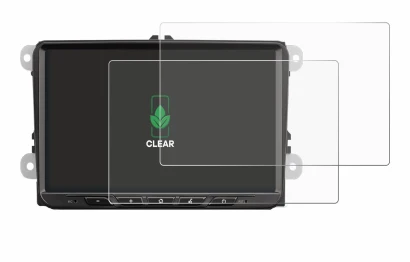 Immagine del dispositivo Zenec Z-E2065 con un'ampia varietà di protezioni per lo schermo.