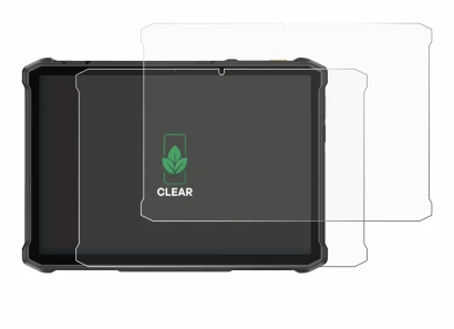 Immagine del dispositivo Ulefone Armor Pad 5 Pro con un'ampia varietà di protezioni per lo schermo.