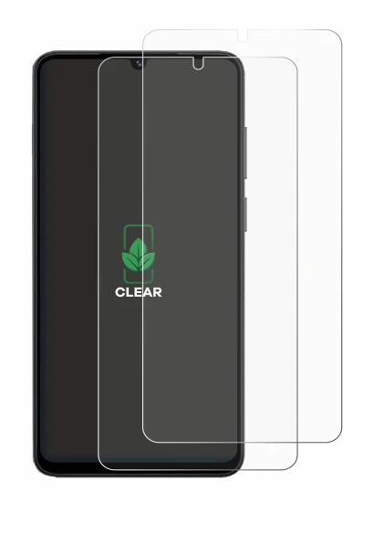 Immagine del dispositivo Honor X5c Plus con un'ampia varietà di protezioni per lo schermo.