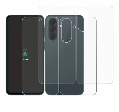 Immagine del dispositivo Samsung Galaxy A37 5G (Fronte+Retro) con un'ampia varietà di protezioni per lo schermo.