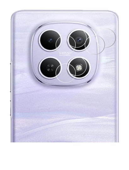 Immagine del dispositivo Xiaomi Redmi Note 15 4G (SOLO Camera) con un'ampia varietà di protezioni per lo schermo.
