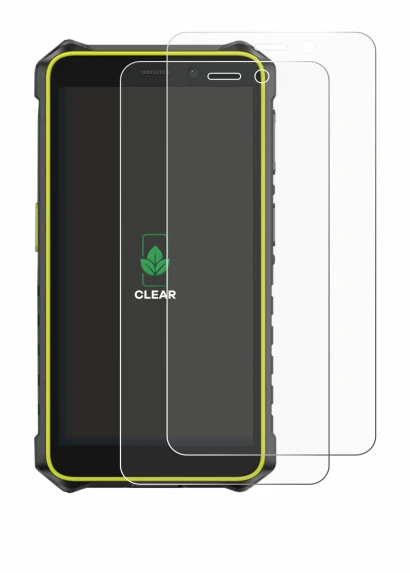 Immagine del dispositivo Ulefone RugKing 2 Pro con un'ampia varietà di protezioni per lo schermo.