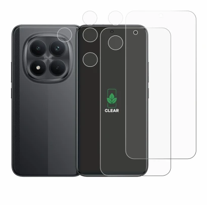 Immagine del dispositivo Xiaomi Poco M8 Pro (Fronte+Fotocamera) con un'ampia varietà di protezioni per lo schermo.