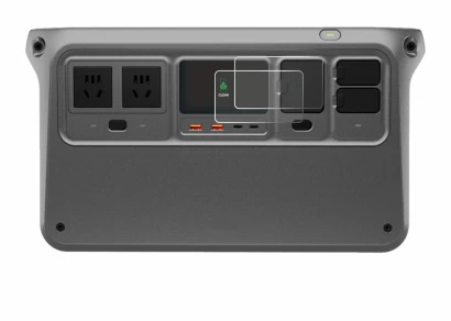 Immagine del dispositivo DJI Power 1000 V2 con un'ampia varietà di protezioni per lo schermo.
