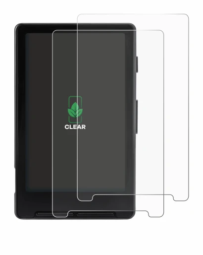 Immagine del dispositivo Xteink X4 con un'ampia varietà di protezioni per lo schermo.