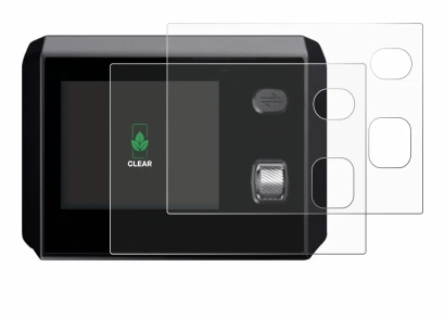 Immagine del dispositivo SkyRC MC5000 con un'ampia varietà di protezioni per lo schermo.